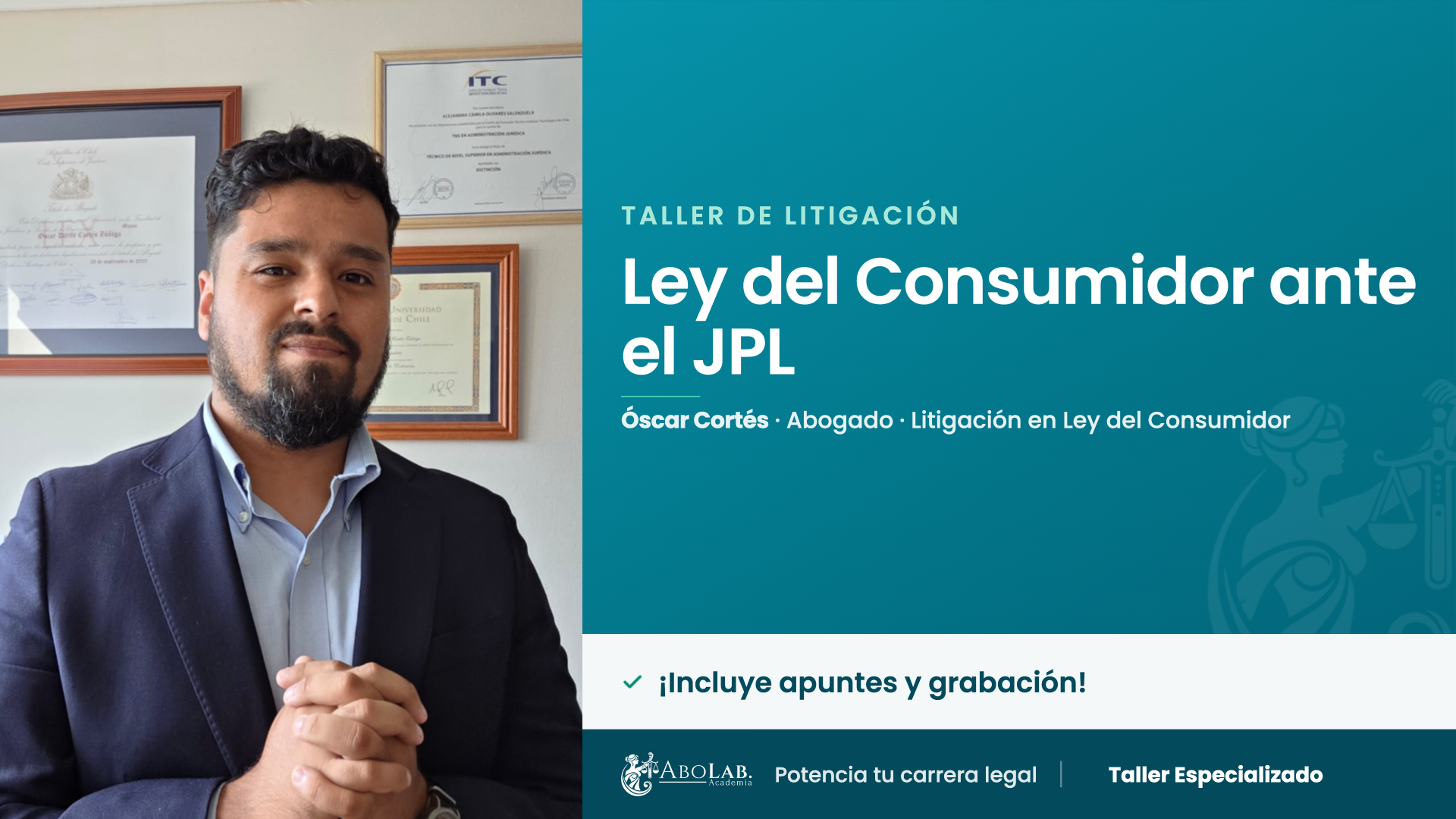 Taller de Litigación en Ley del Consumidor: acción infraccional y civil, prueba e indemnización ante el JPL